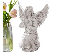 Statue de jardin d'ange | Sculpture de jardin d'ange Statue d'ange - Statue d'ange religieuse Sculpture d'ange d'Europe du Nord Sculpture pour la maison terrasse pelouse jardin décor