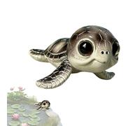 Statue de jardin - Figurine de collection en forme de tortue - pour fête des mères, anniversaire, pendaison de crémaillère, porche, cour, patio