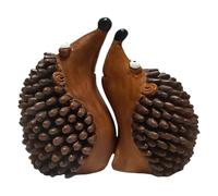 Statue De Jardin Hérisson - Sculptures De Couple De Dessin Animé, Ornement En Résine Résistant Aux Intempéries, Figurine De Partenaire Animal Mignon | Décoration Fantaisiste De Balcon De Pelouse De Pa