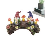 Statue de jardin nain solaire,lampes solaires nain de jardin | Statues en résine de champignons de nains de jardin | Décor de jardin solaire, décorations extérieures de Gnome, statues artistiques pour