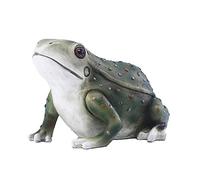Statue de jardin pour grenouille, sculpture d'art pour patio, cour, statue de grenouille en résine, figurine d'animal paysage, accessoires de jardin féérique, statues, grande taille