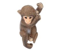 Statue de jardin singe suspendue, Sculpture chimpanzé grimpant avec corde | Ornement suspendu d'arbre de singe grimpant en résine, Statue de jardin de chimpanzé réaliste pour la décoration extérieure