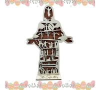 Statue de Jésus en bois, statue de Jésus-Christ d'intérieur - Statue debout de Pâques Décor de Jésus,Figurine de naissance de Jésus sculptée creuse avec bras ouvert pour l’église des amis spirituels c