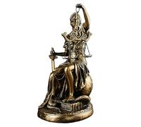 Statue de justice - Statue décorative de justice, décoration de bureau d'avocat | Statue de justice aveugle avec échelle, sculpture de déesse de la justice assise en résine, statue de sergent de droit