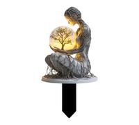 Statue de la déesse - Acrylique, figurine de la Terre Mère Gaia, élégante | Décoration spirituelle de sorcière esthétique, décoration de pelouse pour terrasse, cour, porche, affichage du jour de la