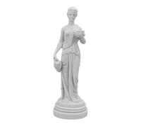 Statue de la déesse de la jeunesse, mythologie grecque, sculpture en marbre coulé de 29 cm, figurine de Cupbearer of the Gods, faite à la main en Grèce Décoration classique
