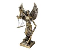 Statue de la déesse de la justice en résine finition bronze Ange grec