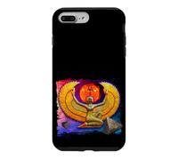 Statue de la déesse égyptienne d'Isis en Or avec Pyramides Coque pour iPhone 7 Plus/8 Plus
