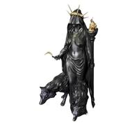 Statue de la Déesse Grecque Hécate - Sculpture de la Sorcière de la Nuit, Résistante à l'usure, Décoration Artistique Polyvalente en Résine pour Maison et Bureau