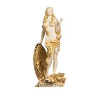 Statue de la Déesse Grecque Rising Vénus Aphrodite Zeus - Doré - 34 cm
