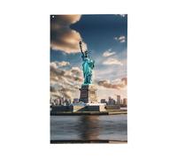 Statue de la Liberté à New York - Drapeau décoratif pour jardin, terrasse, boîte aux lettres, porche, véranda