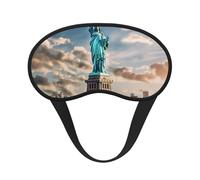 Statue de la Liberté à NYC - Masque de sommeil souple - Sans pression pour dormir - Masque pour les personnes dormant sur le côté
