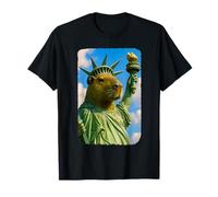 Statue de la Liberté Capybara de New York T-Shirt