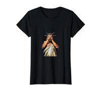 Statue de la Liberté Couvrant Son Visage de honte Chaos Politique T-Shirt Graphique avec Valeur