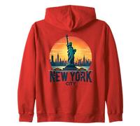 Statue de la Liberté de NYC Skyline Sweat à Capuche