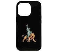 Statue de la Liberté Lion Coque pour iPhone 13 Pro