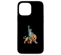 Statue de la Liberté Lion Coque pour iPhone 13 Pro Max