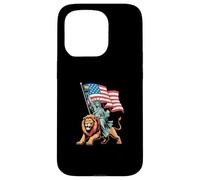 Statue de la Liberté Lion Coque pour iPhone 15 Pro