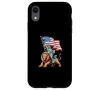 Statue de la Liberté Lion Coque pour iPhone XR