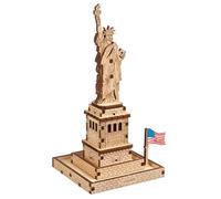 Statue de la Liberté ? Maquette en bois à construire, puzzle 3D emblématique de New York brown TU