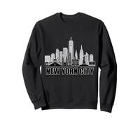 Statue de la Liberté New York City Skyline Heartbeat Lover Sweatshirt
