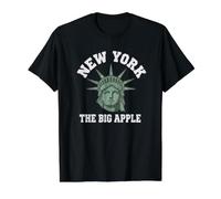 Statue de la Liberté New York Rétro Vintage Big Apple NYC City T-Shirt Graphique avec Valeur