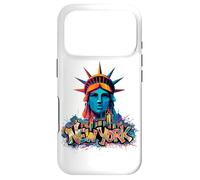 Statue de la liberté, New York, USA, Gotham, Design, City Coque pour iPhone 17 Pro