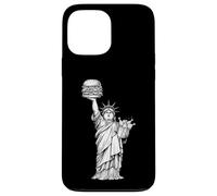 Statue de la liberté, Poulet, Burger, USA, Icône, Nuggets Coque pour iPhone 13 Pro Max