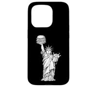 Statue de la liberté, Poulet, Burger, USA, Icône, Nuggets Coque pour iPhone 15 Pro