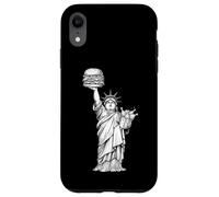 Statue de la liberté, Poulet, Burger, USA, Icône, Nuggets Coque pour iPhone XR