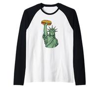 Statue de la Liberté Salami Sandwich Guy Stand for Freedom Manche Raglan