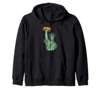 Statue de la Liberté Salami Sandwich Guy Stand for Freedom Sweat à Capuche