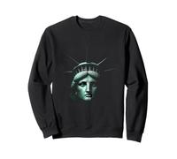 Statue de la Liberté Visage New York Symbole Américain Art Sweatshirt