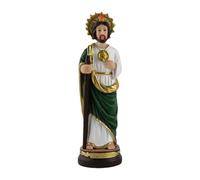Statue De La Mère Sacrée avec Enfant en Résine Figurine Catholique Design Léger pour Les Collectionneurs Fidèles Chrétiens Décoration Religieuse Familiale pour La Maison