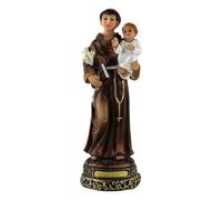 Statue De La Mère Sacrée avec Enfant en Résine Figurine Catholique Design Léger pour Les Collectionneurs Fidèles Chrétiens Décoration Religieuse Familiale pour La Maison