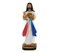 Statue De La Mère Sacrée avec Enfant en Résine Figurine Catholique Design Léger pour Les Collectionneurs Fidèles Chrétiens Décoration Religieuse Familiale pour La Maison