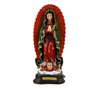 Statue De La Mère Sacrée avec Enfant en Résine Figurine Catholique Design Léger pour Les Collectionneurs Fidèles Chrétiens Décoration Religieuse Familiale pour La Maison