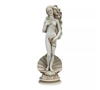 Statue de la naissance de la déesse Aphrodite Vénus femelle grise 20,3 cm