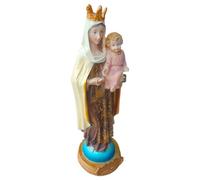 Statue de la Sainte Famille catholique, petites figurines de la Nativité - Décor de sculpture de la Nativité en résine | Statue de scène de la nativité de Marie et de l'enfant jésus, décor de scène de