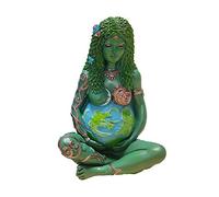 Statue de la Terre Mère Figurine en résine, Déesse de la Terre Art tridimensionnel Jardin Extérieur Décoration Maison en Résine