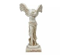 Statue de la Victoire ailée de Samothrace Musée du Louvre Copie Sculpture Gris