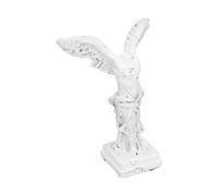Statue de la Victoire Ailée de Samothrace, Sculpture de la Déesse, Sculpture de la Déesse Grecque de la Victoire en Résine avec Patin Antidérapant pour la Décoration de