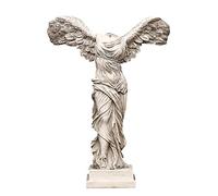 Statue de la victoire ailée victorienne, décoration de bureau, dieu grec en bronze, 14 x 10 x 4,5 cm, parfaite pour la décoration de la maison et une collection de cadeaux uniques