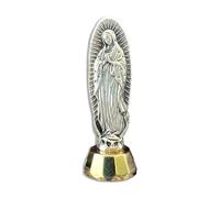 Statue de la Vierge Marie de 7,6 cm - Fabriquée en Italie - Petite figurine de la Vierge Marie - Mini figurine Nuestra Señora de Guadalupe - Décoration d'autel pour la maison catholique et cadeau de