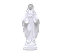 Statue de la Vierge Mère Marie, Statue Catholique Sainte Vierge Marie Harz Harz, matériau religieux de haute qualité pour extérieur, terrasse, cimetière, pierre tombale, décoration d'intérieur