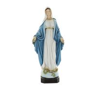Statue de la Vierge Miraculeuse - Palais du Rosaire - Résine colorée 30cm - Classique - Intemporel