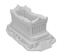Statue de l'Acropole du Parthénon en marbre moulé faite à la main en Grèce - Décoration de l'architecture grecque antique - 20,1 cm