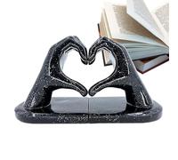 Statue de l'Amour - Sculptures d'art en résine avec cœur | Serre-livres en forme de cœur pour bibliothèques, tables basses pour améliorer vos étagères