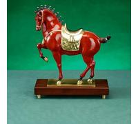 Statue De L'année Du Cheval 2026, Ornement De Cheval Feng Shui Chinois, En Laiton, Adapté Aux Maisons Et Aux Bureaux, For Attirer La Richesse Et La Bonne Fortune(Style K)