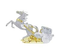Statue de l'année du cheval - 2026 traditionnelle apporte de la richesse | Sculpture de l'année du cheval chinois en résine, pour bibliothèque, armoire, Table à manger, chambre à coucher, Table de che